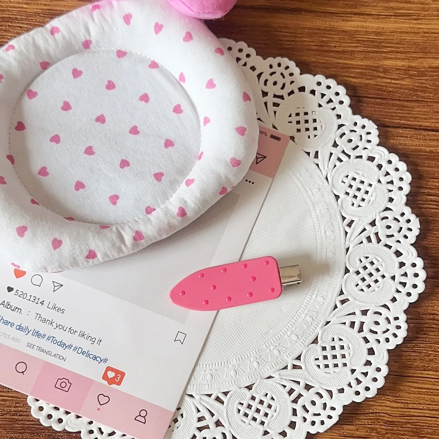 New Simple Pink With Dots Bow Duckbill Clip Ins Autumn And Winter Simplicity All-Match Bang Side Clip Niche Headdress display picture 16
