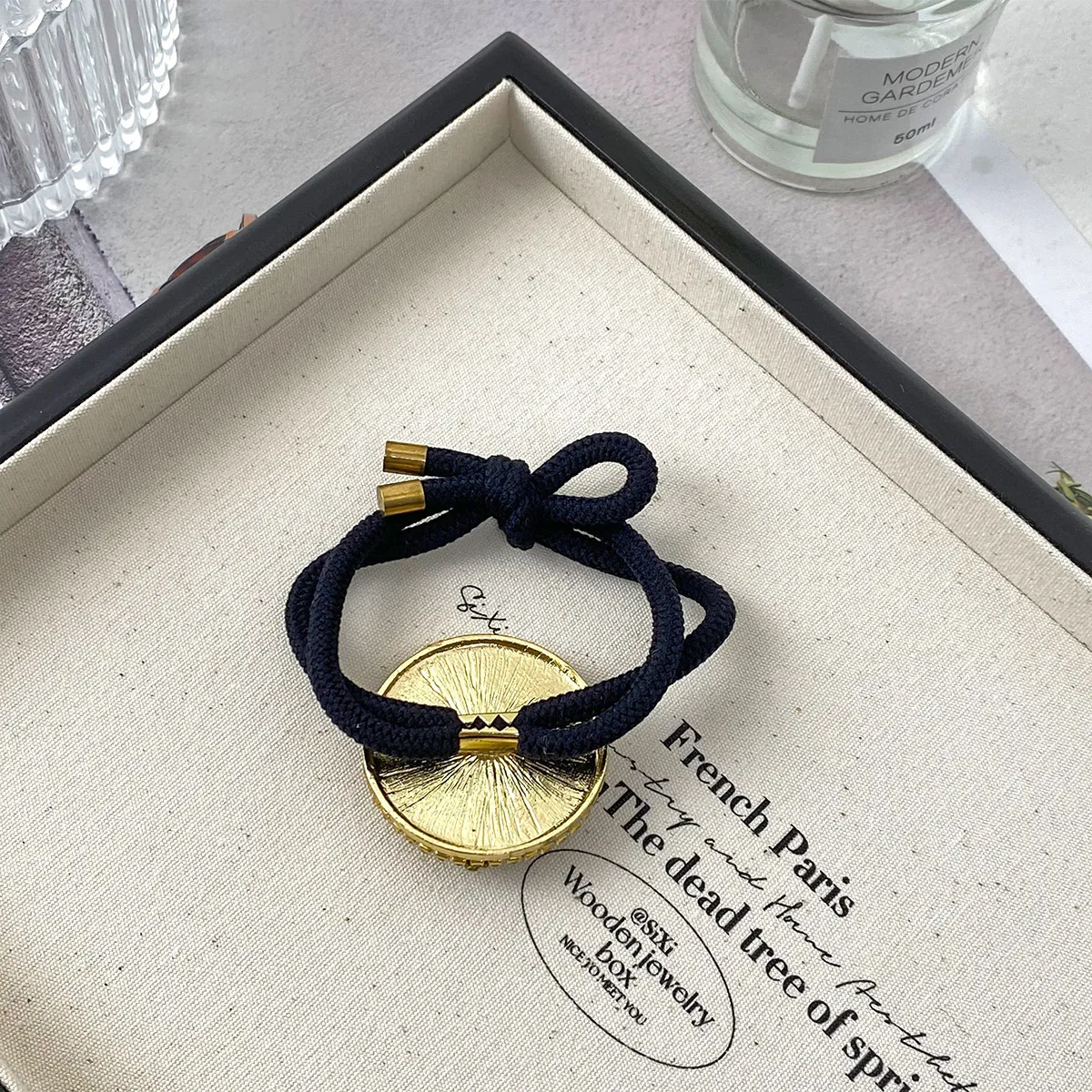 INS Style Coréen Coeur Forme Strass Internet Célébrité Minimaliste Queue De Cheval Élégante Corde De Cheveux Élastique Haute display picture 11