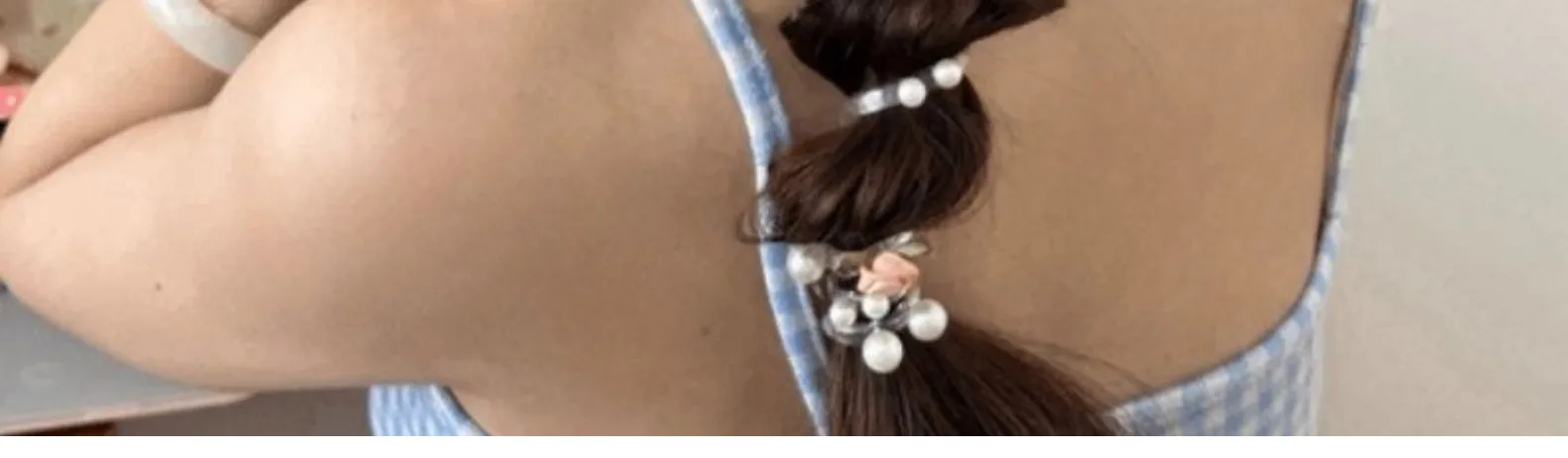 Sweet Butterfly Rose Phone Line Hair Ring Baby Horse Tail Artifact Hair Rope Girl Hair Tie Little Girl Headdress display picture 15