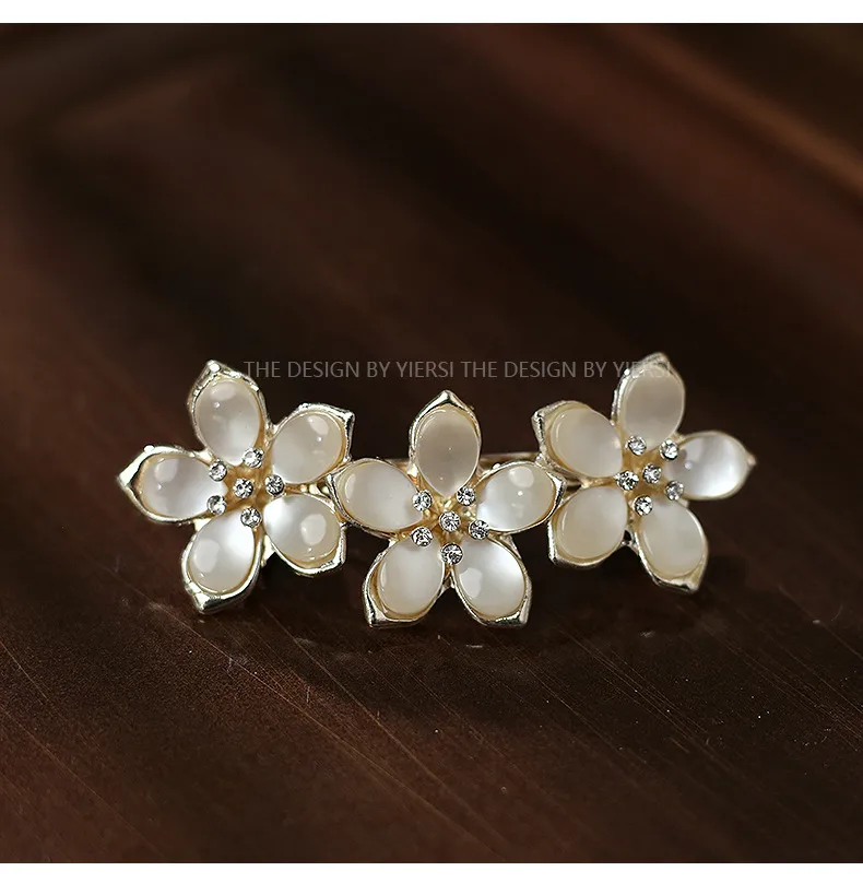 Mode Élégante Imitation Opale Printemps Clip Tempérament Clip De Tête Horizontal Clip All-Match Épingle À Cheveux En Épingle À Cheveux Cheveux Accessoires Pour Fair Lady Coiffure display picture 8