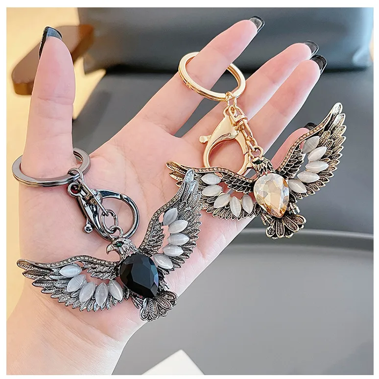 Elegante Clásico Estilo Americano Aleación De Zinc Águila Adultos Hombres Unisexo Colgante De Bolsa Llaveros display picture 7