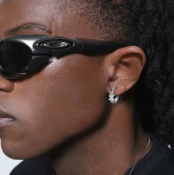 1 Pieza 1 Par Plata De Ley 925 Ronda Aretes display picture 1