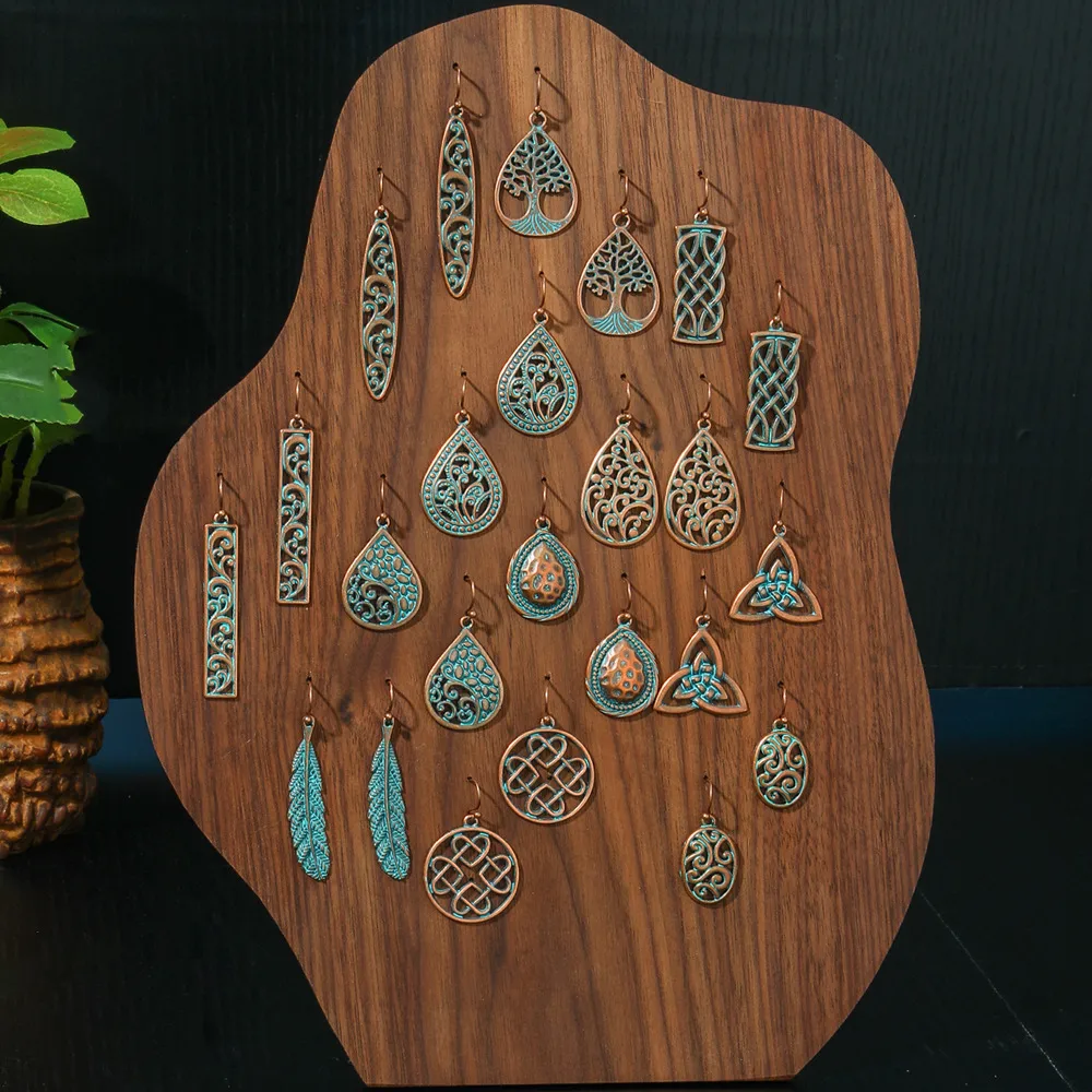 ¡Oferta Nueva! Pendientes De Estilo De Vacaciones De Personalidad Simple, Personalidad Étnica Minoritaria, Pendientes Geométricos De Estilo Vintage, Anillos De Oreja Huecos Delicados Al Por Mayor display picture 18