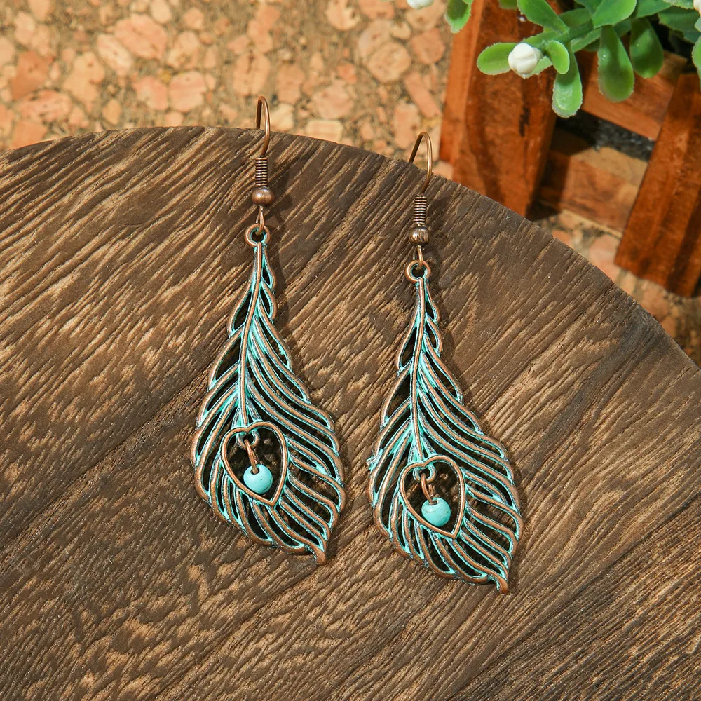 Hot Selling Bohemian Vacation Style Metal Earrings Retro Ethnic Style Handmade Earrings High-Grade Earrings display picture 26