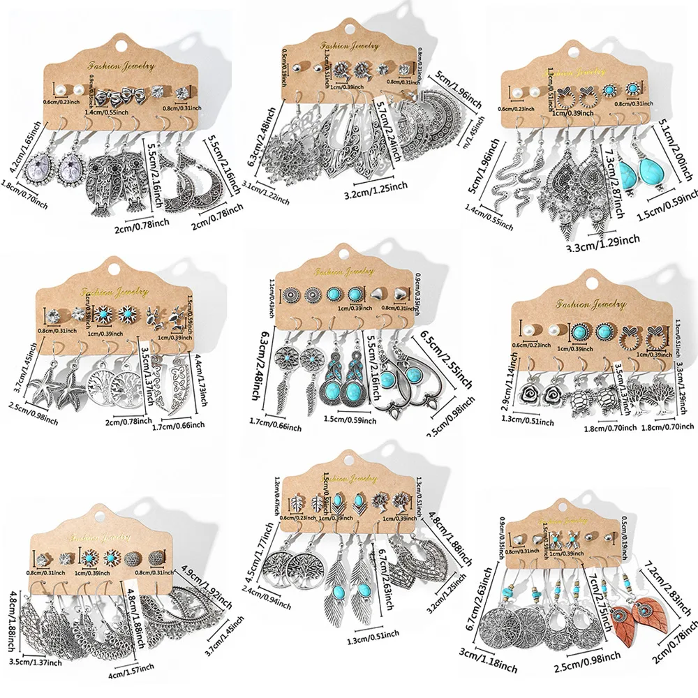Pendientes De Gota De Metal De Buena Textura De Estilo Bohemio De , Venta Al Por Mayor, Pendientes De Estilo Étnico De Vacaciones Que Combinan Con Todo display picture 13