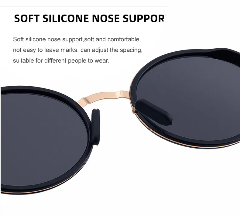 New  Fashion Oval Polarized Sunglasses For Men Retro High-End Outdoor Driving Sunglasses For Men display picture 9