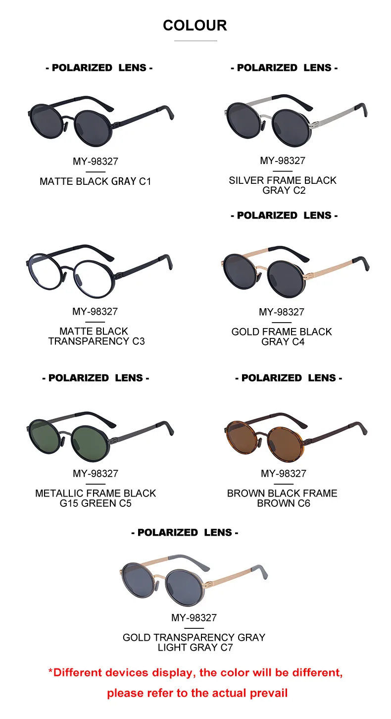 Nuevas Gafas De Sol Polarizadas Ovaladas A La Moda Europea Y Americana Para Hombres, Gafas De Sol Retro De Alta Gama Para Conducir Al Aire Libre Para Hombres display picture 10