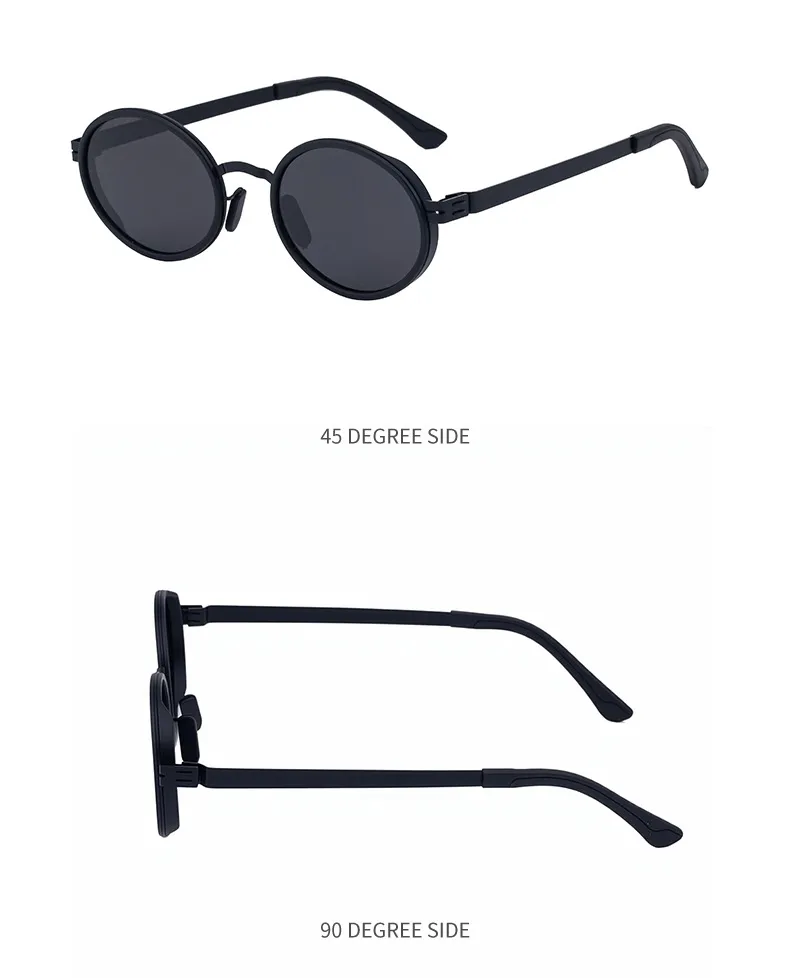 New  Fashion Oval Polarized Sunglasses For Men Retro High-End Outdoor Driving Sunglasses For Men display picture 13