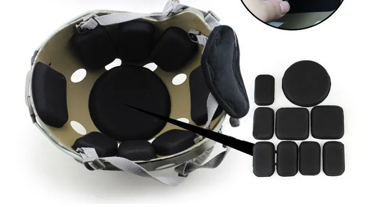 Outdoor Field Helmet Equipment Standard Edition Accessories Suit Eva Mat Inner Velcro  M88 Helmet display picture 5