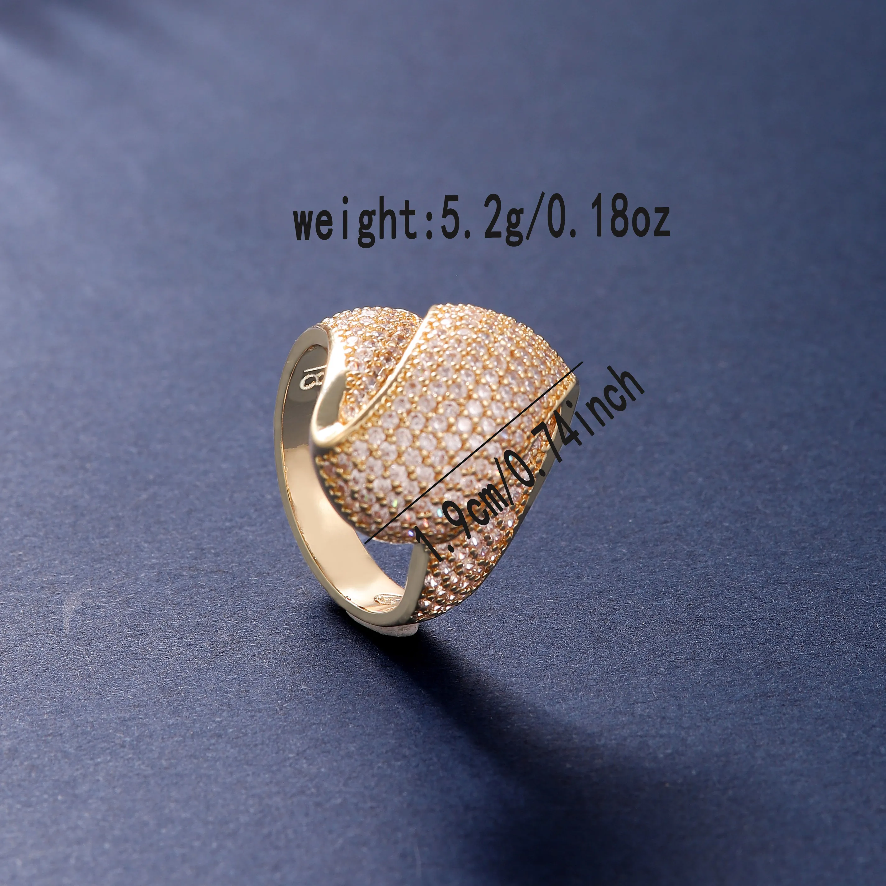 Others Luxurious Copper Rings display picture 11