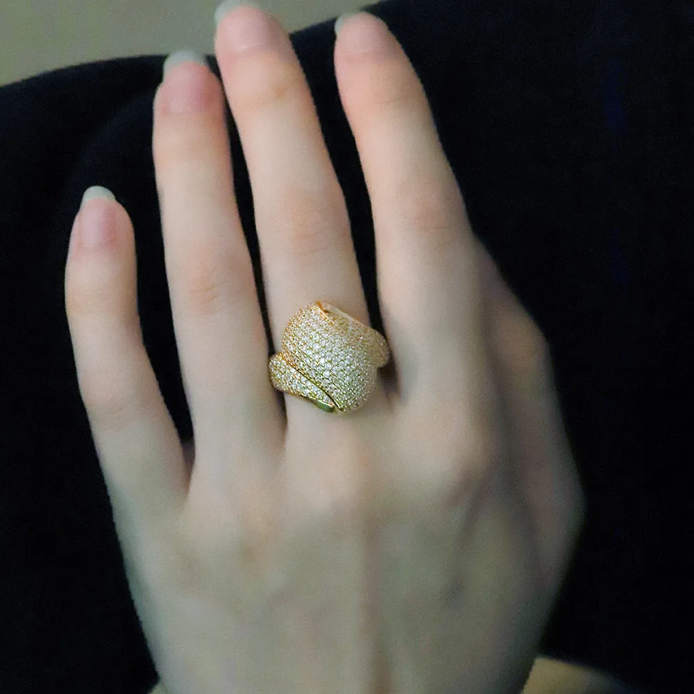 Others Luxurious Copper Rings display picture 2