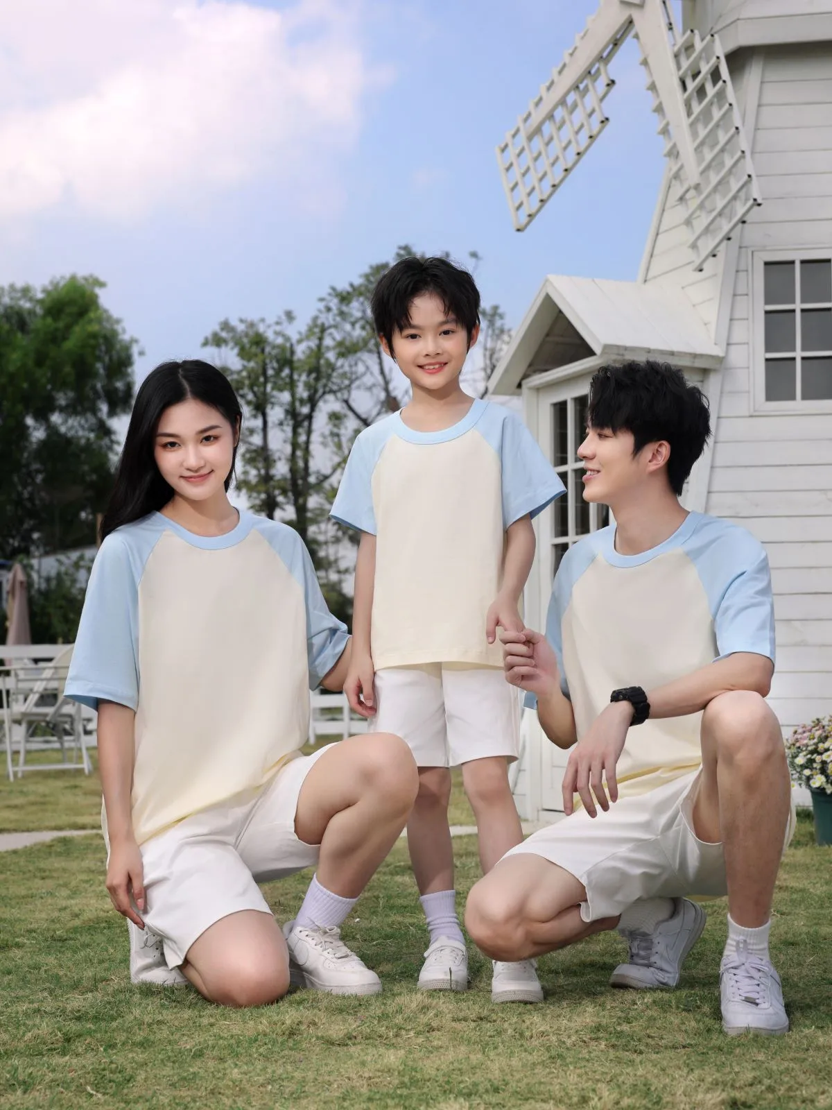 T-shirt En Coton Pur 200g Pour Enfants Manches Courtes Personnalisables Vêtements De Famille Unisexe Casual Pour Activités De Jour En Été Printemps Automne display picture 9