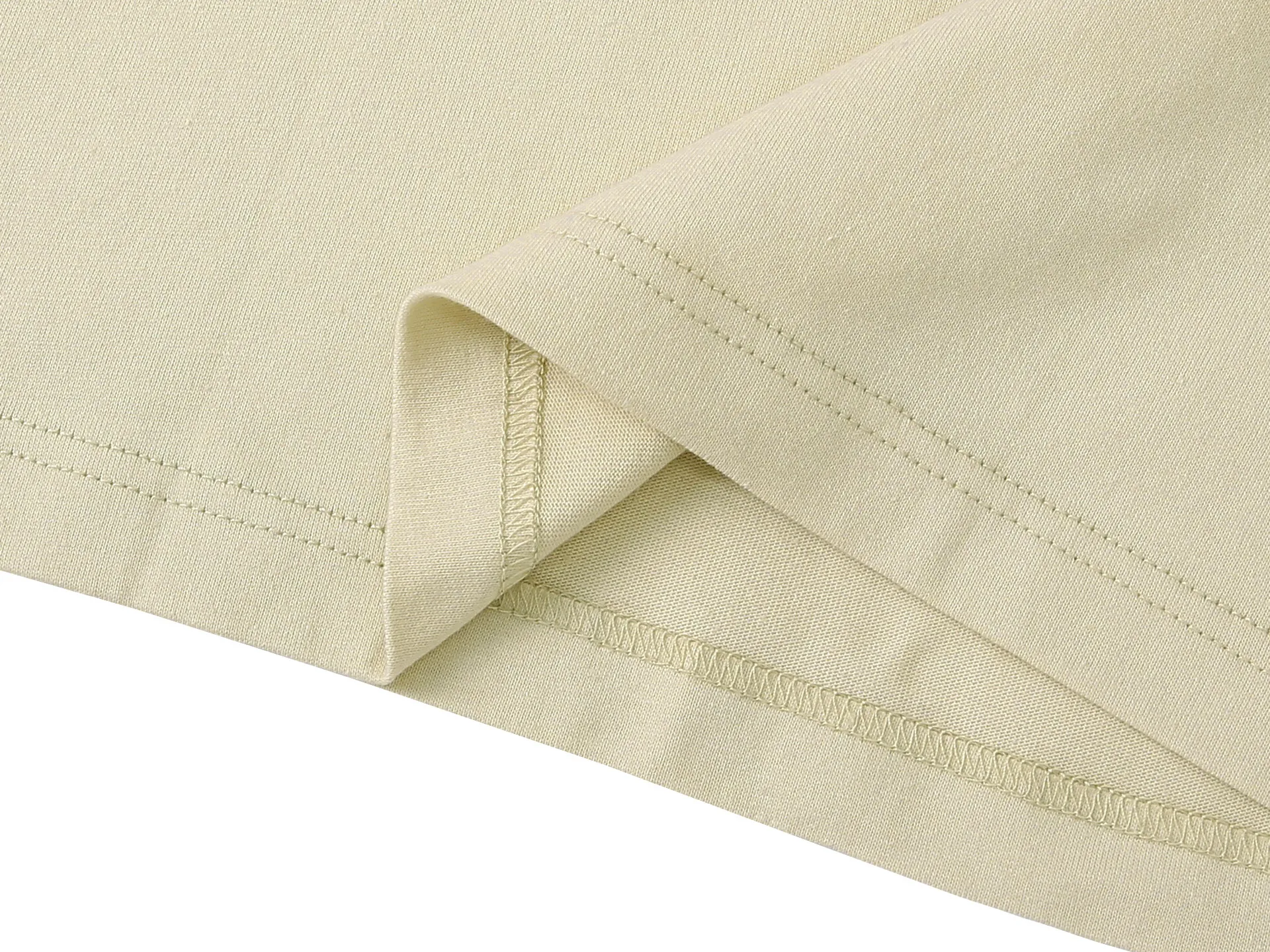 200g Pure Cotton Combed Shoulder Insert T-Shirt Short Sleeve Customizable Children's Day Activity Wear Unisex Casual Family Outfit display picture 15
