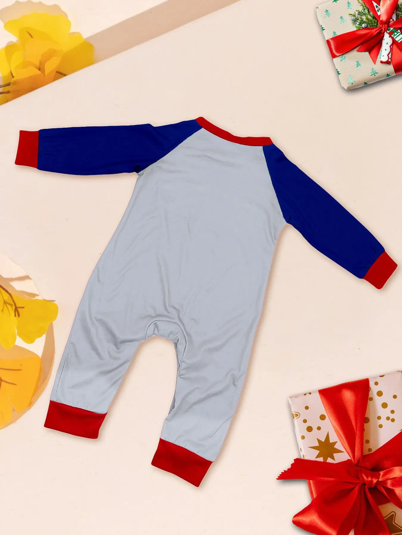 Pajamas En Flanelle De Coton Doux À Motif De Père Noël Et Homme De Neige Pour Enfants Et Adultes Couleurs Variées Vêtements De Maison Pour Toutes Les Saisons display picture 14