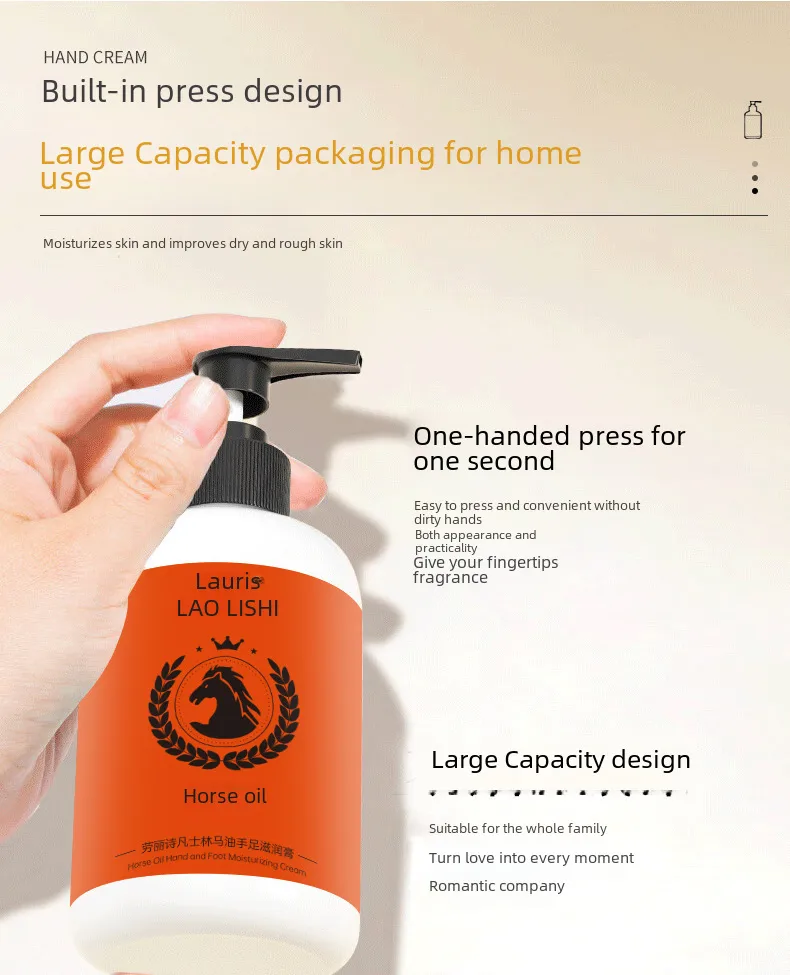 Crema Nutritiva Para Manos Y Pies Laurel Con Aceite De Caballo Y Vaseline Hidratante Anticaída Para Otoño E Invierno Cuidado Del Cuerpo display picture 10