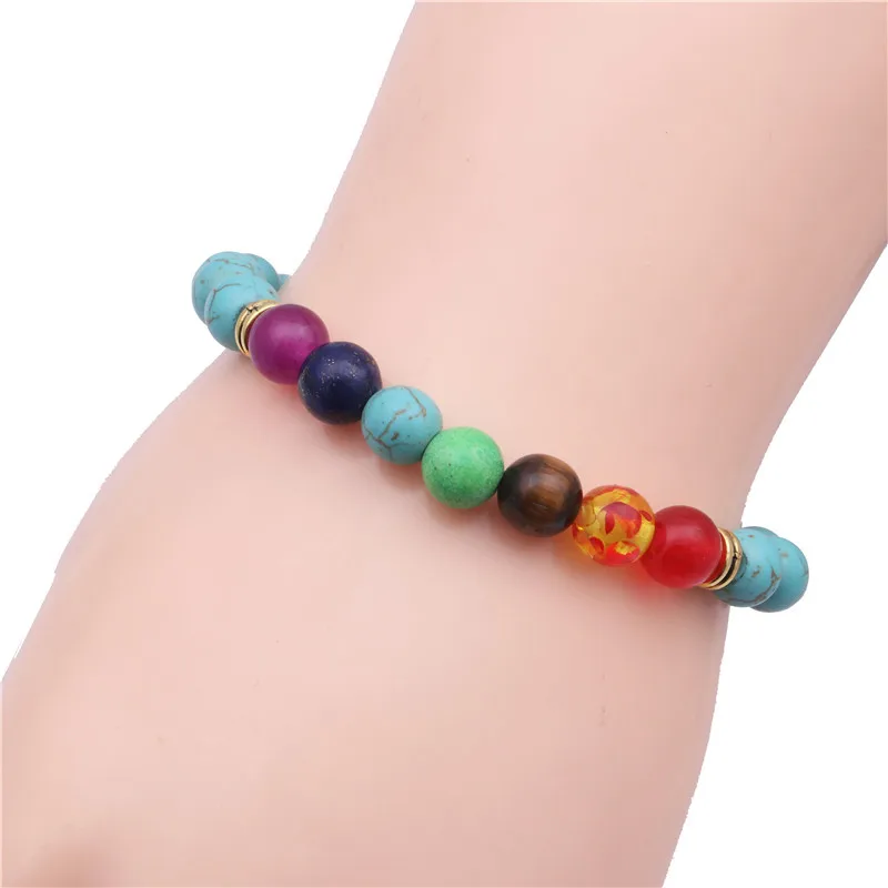 Printing Fashion  Natural Stone Bracelets Wholesale display picture 5