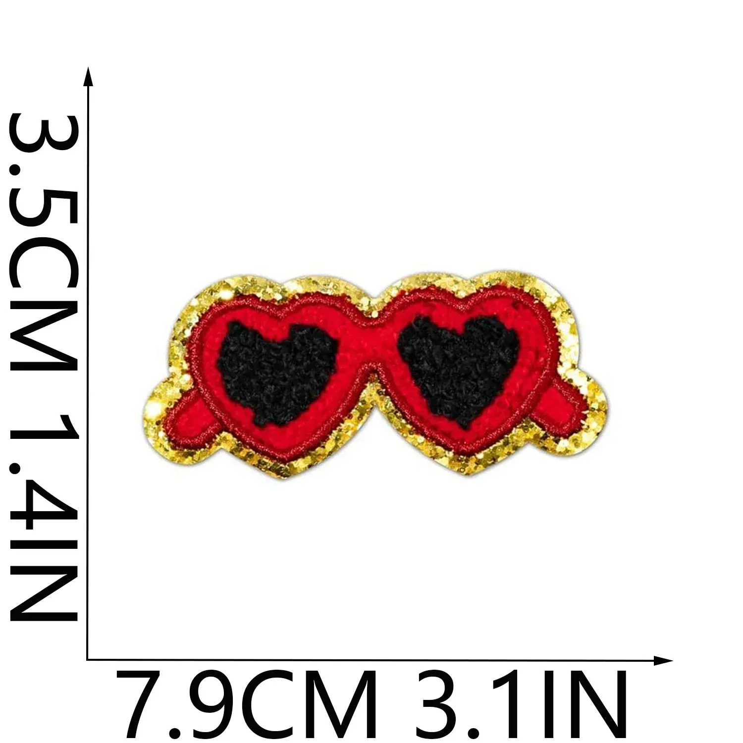 Taylor Theme Embroidered Cloth Patch Snail Towel Embroidery Patch Scarf Decorative Guitar Embroidery Patch Towel Grit Line Material display picture 3