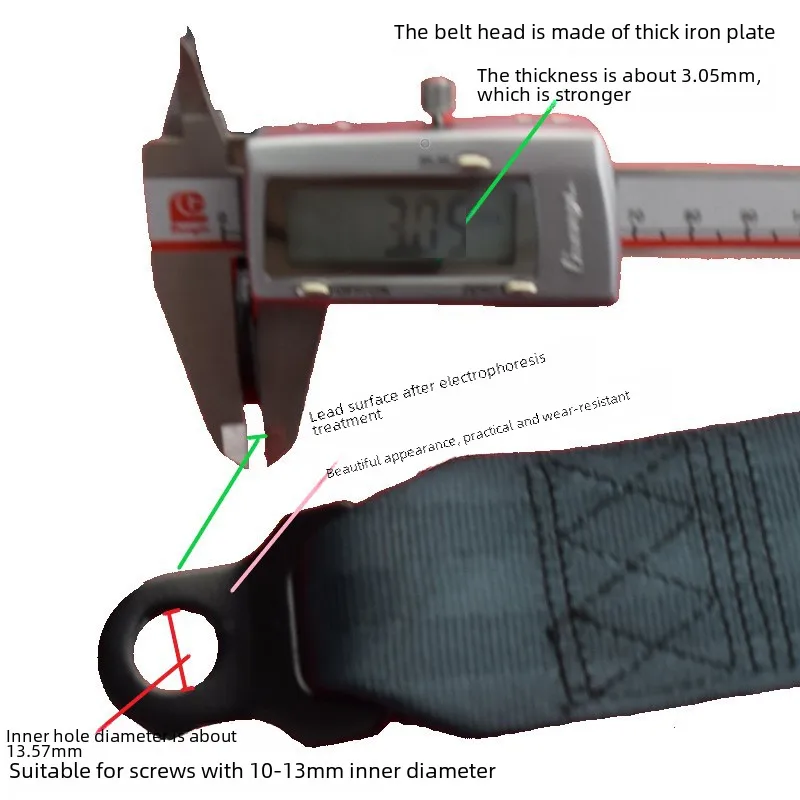 Ceinture De Sécurité À Deux Points En Polyester Pour Attraction De Parc D' Attractions Petit Avion Petit Train Bus display picture 9
