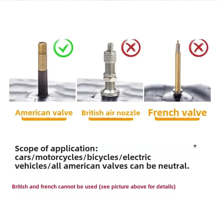 Bouchons De Valve De Pneu Pour Voiture Moto Véhicule Électrique En Alliage D'Aluminium Accessoire De Surveillance De Pression Des Roues Universel display picture 2