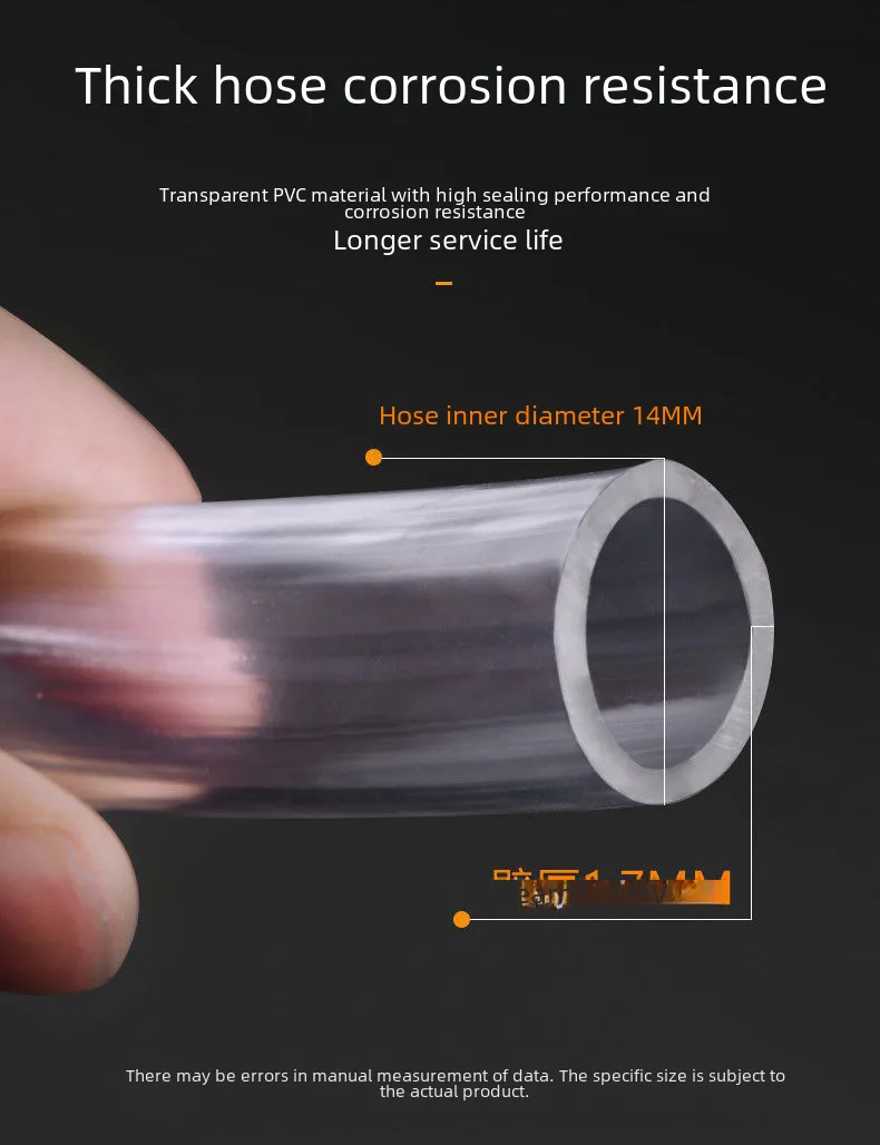 Manual  Gasoline Oil Suction Pump Tube Kit With Airbag And Metal Clamp For Car And Truck Fuel Oil Transfer display picture 11