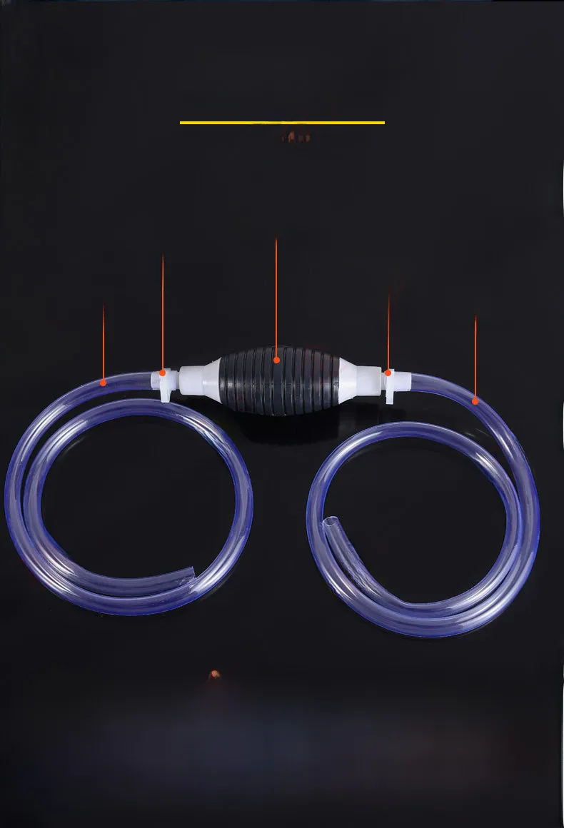 Kit De Bomba De Succión Manual Para  Y Gasolina Con Tubo De 1.5m 1m Y 2m Bolsa De Aire Y Tornillos Metálicos Para Transferencia De Combustible Para Coches Y Camiones display picture 18