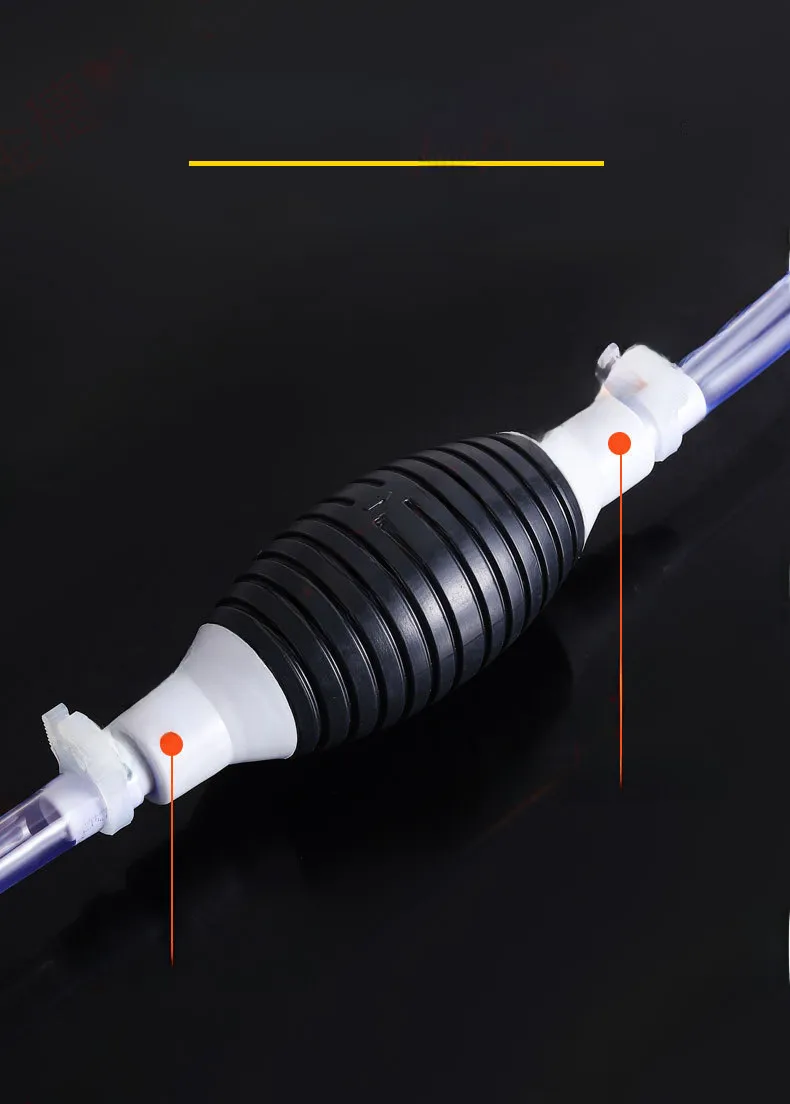 Manual  Gasoline Oil Suction Pump Tube Kit With Airbag And Metal Clamp For Car And Truck Fuel Oil Transfer display picture 21