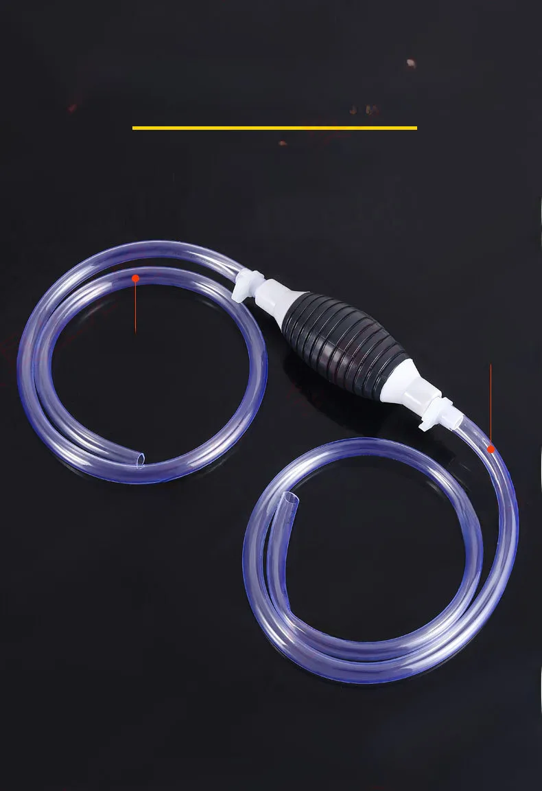 Manual  Gasoline Oil Suction Pump Tube Kit With Airbag And Metal Clamp For Car And Truck Fuel Oil Transfer display picture 24
