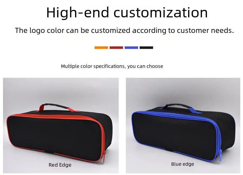 Bolsa De Almacenamiento Portátil Para Coche Aspiradora De Oro Y Azul Herramienta De Emergencia Para Coche Recogida De Polvo Para Viajes display picture 1