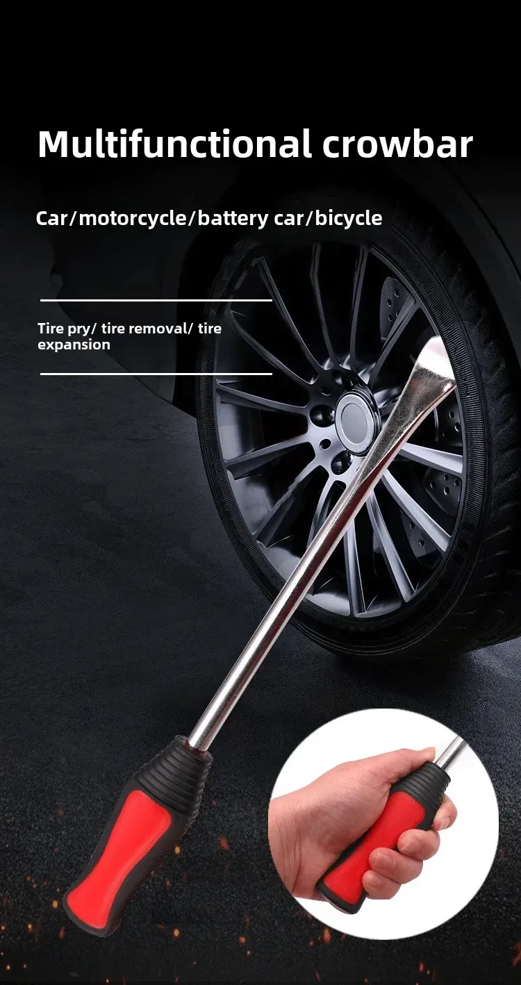 Multi-Purpose Aluminum Repairing Wrench Car Tire Lever Special Tool Impactable Long Screwdriver For Automotive Maintenance display picture 1