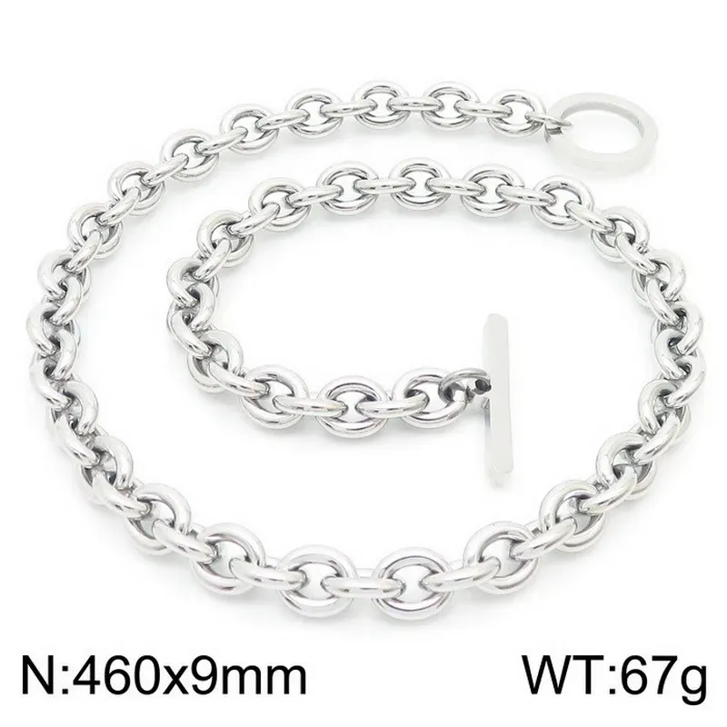 304 Stainless Steel Modern Style Simple Style Classic Style Geometric Bracelets Necklace display picture 9