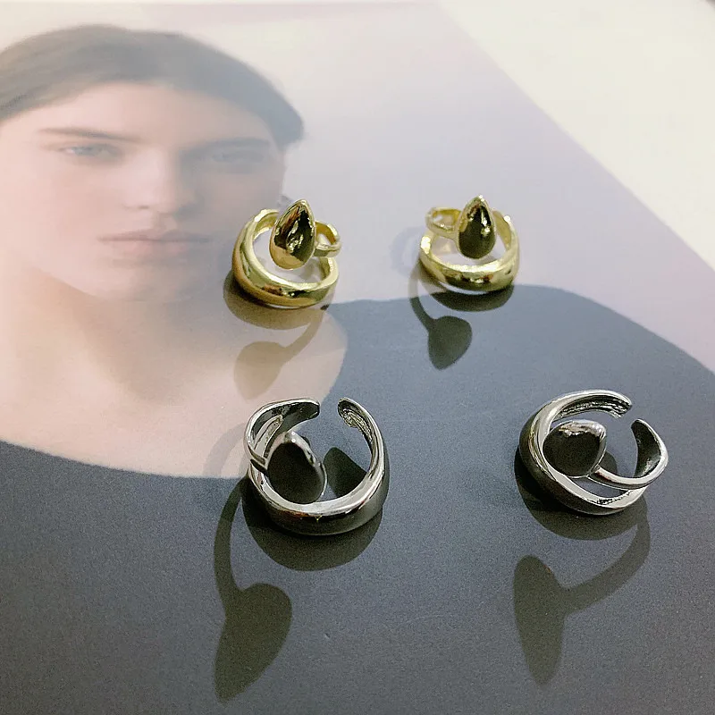 Feuilles Alliage Pas D'Incrustation Placage Des Boucles D'Oreilles Boucles D'Oreilles display picture 6