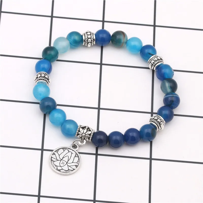 Flower Fashion  Natural Stone Bracelets Wholesale display picture 4