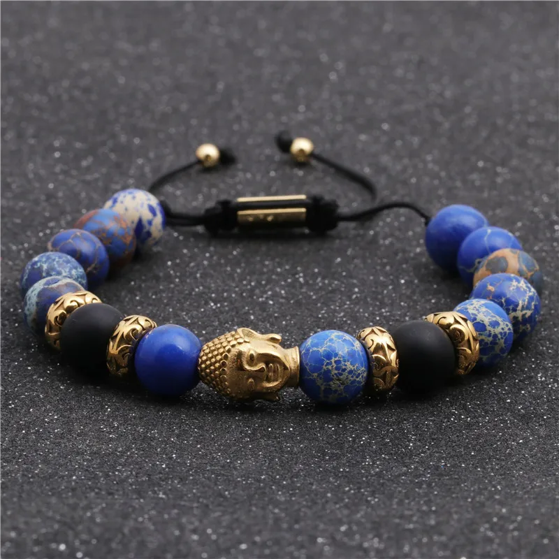 Buddha Fashion No Inlaid Stainless Steel Bracelets Wholesale display picture 13