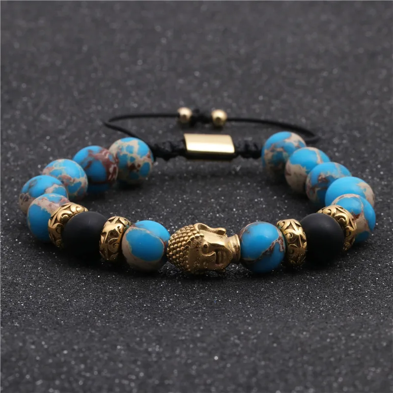 Buddha Fashion No Inlaid Stainless Steel Bracelets Wholesale display picture 17
