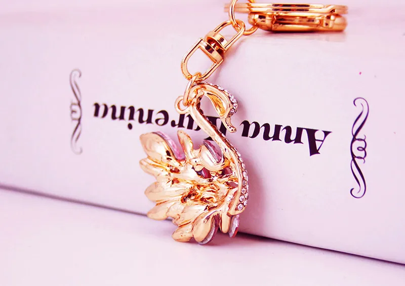 Porte-clés Coréen Créatif Mignon Diamant Blanc Cygne display picture 12