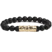 Cráneo Moda Sin Incrustaciones Piedra Natural Pulsera Venta Al Por Mayor main image 11