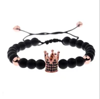 Crown Fashion No Inlaid Copper Bracelets Wholesale main image 7