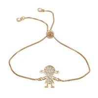 Le Cuivre Poupée Diamant Autre Femmes Bracelets main image 1