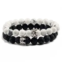 Animal Mode Pas D'Incrustation La Pierre Naturelle Bracelets De Gros main image 2