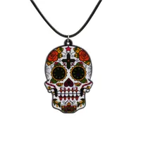 Skull Fashion Arylic Necklace Wholesale main image 3