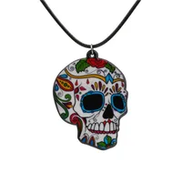 Skull Fashion Arylic Necklace Wholesale main image 4