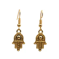 Palm Fashion Alloy No Inlaid Plating Earrings main image 4