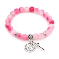 Flower Fashion  Natural Stone Bracelets Wholesale main image 4