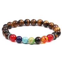 Printing Fashion No Inlaid Natural Stone Bracelets Wholesale main image 2