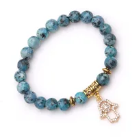 Printing Fashion No Inlaid Natural Stone Bracelets Wholesale main image 4