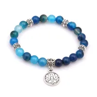 Flower Fashion  Natural Stone Bracelets Wholesale sku image 1
