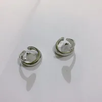 Leaves Alloy No Inlaid Plating Earrings Ear Studs sku image 1
