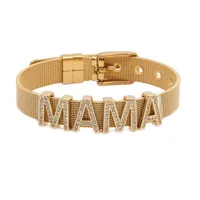 Letter Fashion Titanium Steel Copper No Inlaid In Bulk main image 1