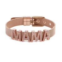 Letter Fashion Titanium Steel Copper No Inlaid In Bulk main image 4