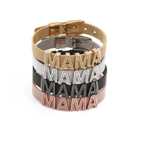 Letter Fashion Titanium Steel Copper No Inlaid In Bulk main image 5